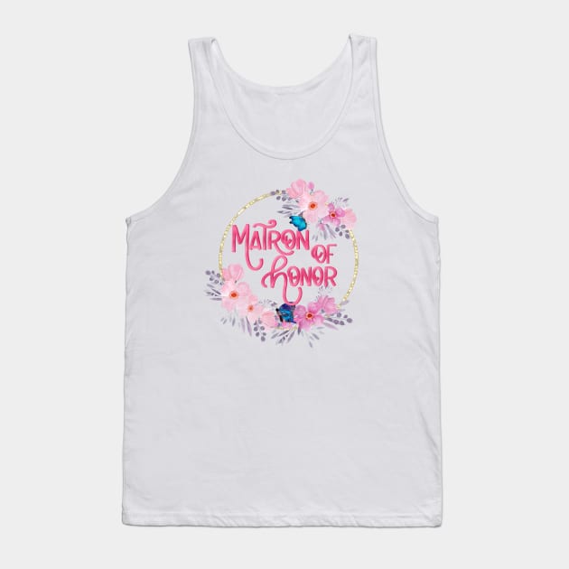 Matron of honor Tank Top by PrintAmor